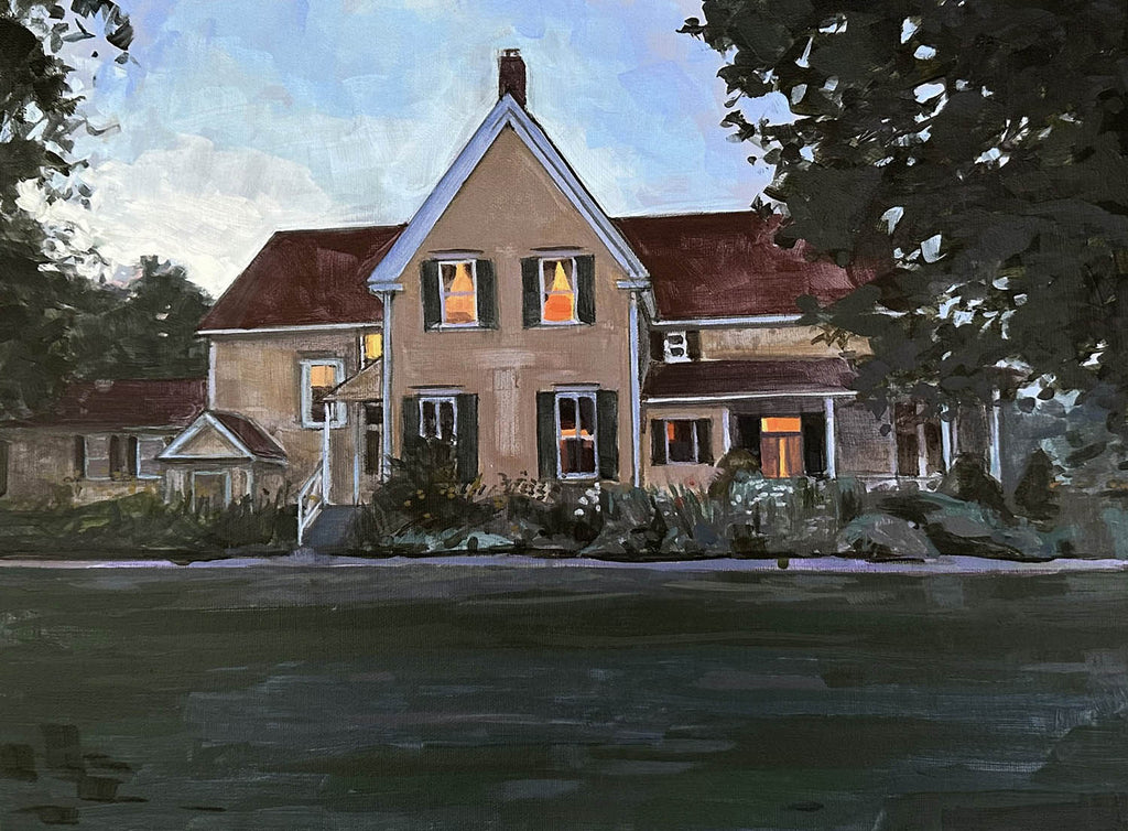 Sarah Sackville artwork 'Side Garden' at Gallery78 Fredericton, New Brunswick