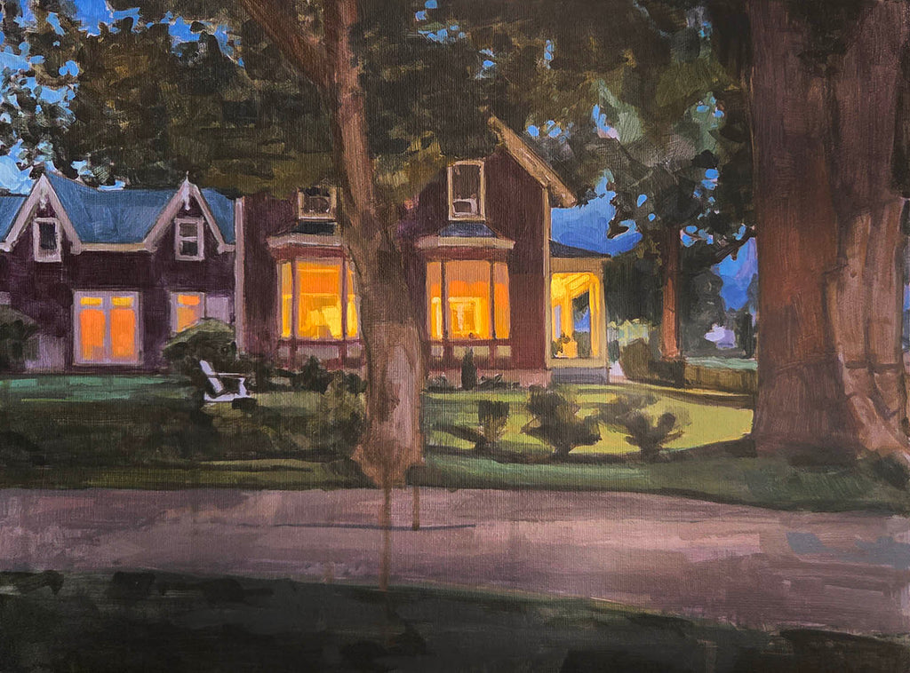 Sarah Sackville artwork 'Adirondack Chair' at Gallery78 Fredericton, New Brunswick