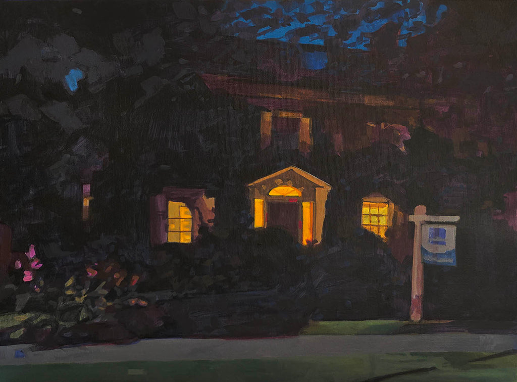 Sarah Sackville artwork 'Night Drive I' at Gallery78 Fredericton, New Brunswick