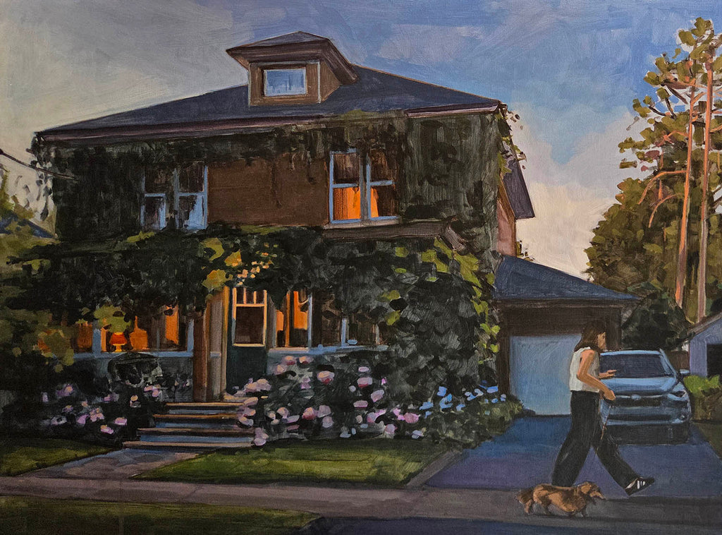 Sarah Sackville artwork 'Dutchman's Pipe Vine' at Gallery78 Fredericton, New Brunswick