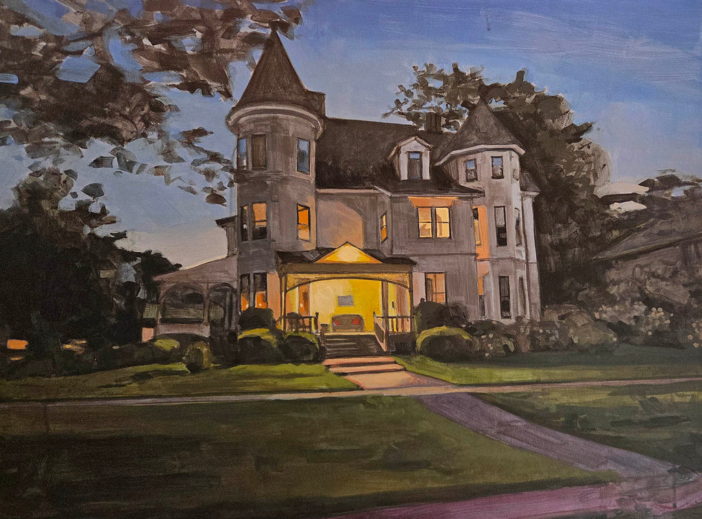 Sarah Sackville artwork 'Waterloo Turret' at Gallery78 Fredericton, New Brunswick