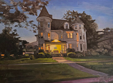 Sarah Sackville artwork 'Waterloo Turret' at Gallery78 Fredericton, New Brunswick