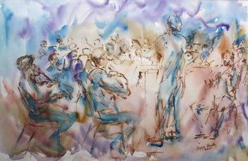 Peggy Smith artwork 'April at the Imperial' at Gallery78 Fredericton, New Brunswick