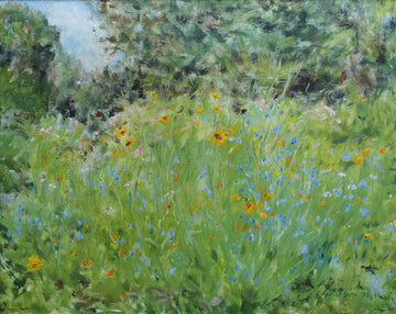 Peggy Smith artwork 'Wild Flowers' at Gallery78 Fredericton, New Brunswick