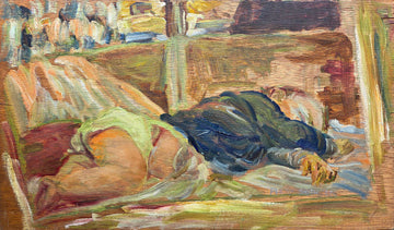 Peggy Smith artwork 'Babies Sleeping' at Gallery78 Fredericton, New Brunswick