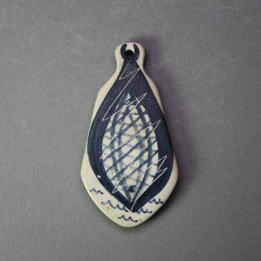 Deichmann Pottery artwork 'Pendant, Fish' at Gallery78 Fredericton, New Brunswick