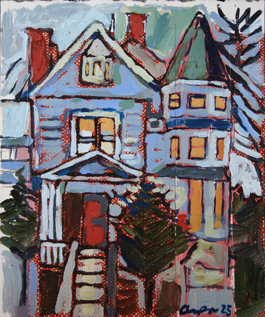 Amy Dryer artwork 'Town Plat VIII' at Gallery78 Fredericton, New Brunswick