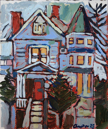 Amy Dryer artwork 'Town Plat VIII' at Gallery78 Fredericton, New Brunswick