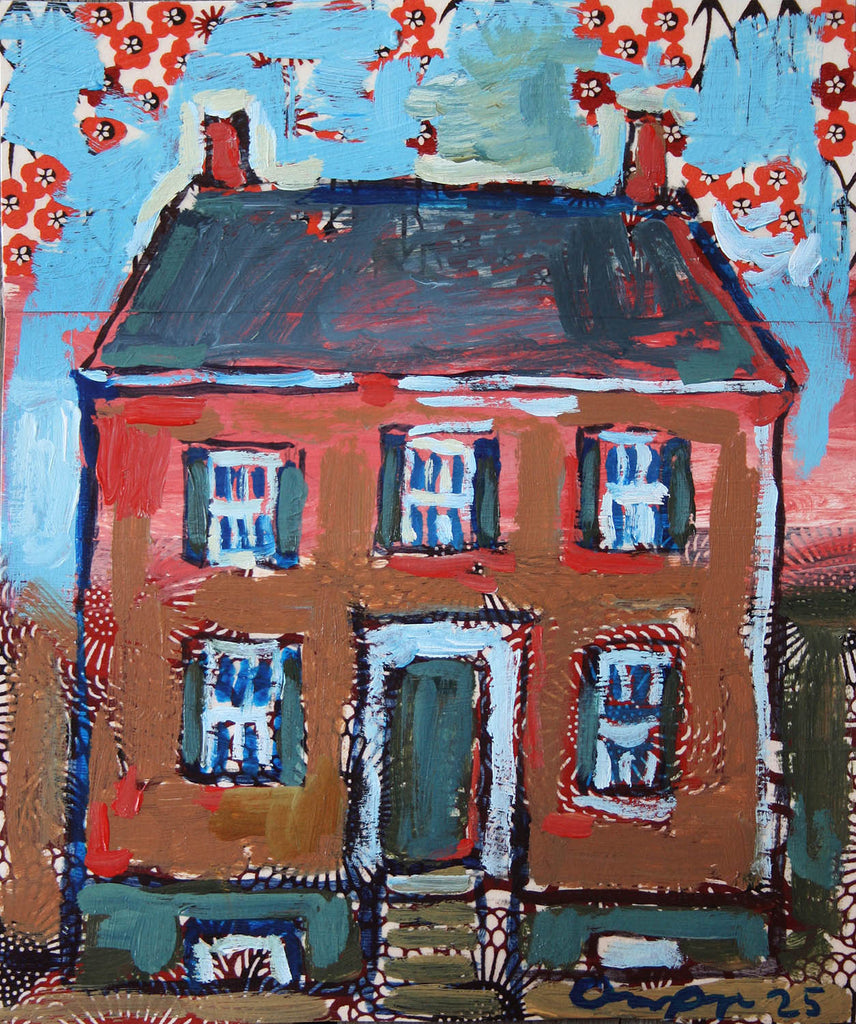 Amy Dryer artwork 'Town Plat IX' at Gallery78 Fredericton, New Brunswick