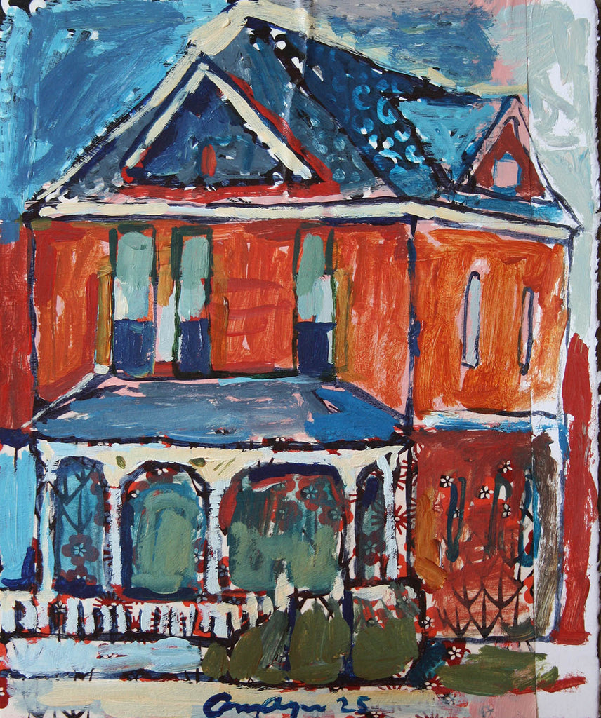 Amy Dryer artwork 'Town Plat XIII' at Gallery78 Fredericton, New Brunswick