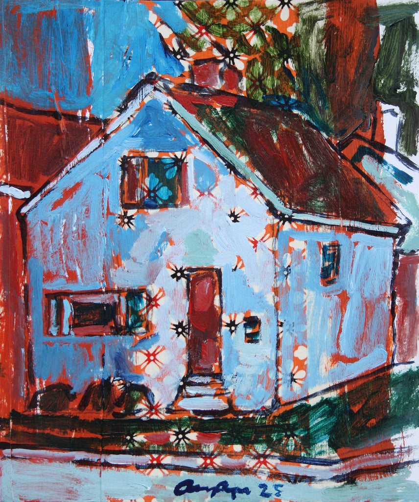 Amy Dryer artwork 'Town Plat XII' at Gallery78 Fredericton, New Brunswick