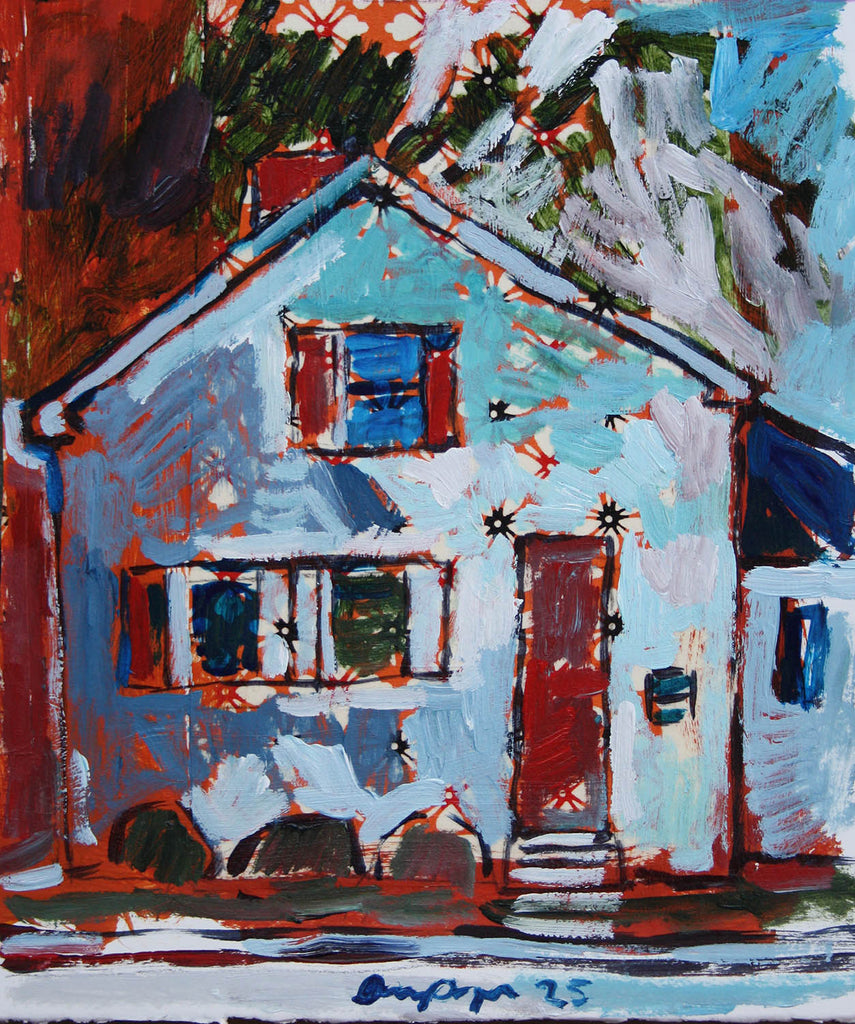 Amy Dryer artwork 'Town Plat XI' at Gallery78 Fredericton, New Brunswick