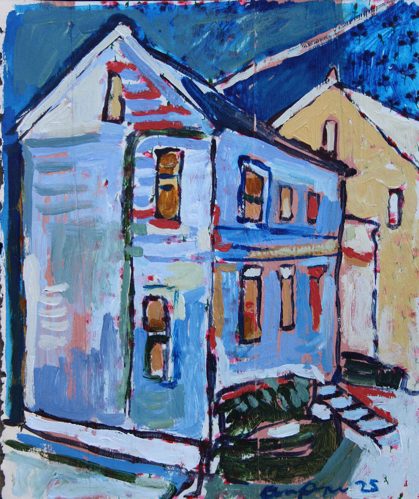 Amy Dryer artwork 'Town Plat X' at Gallery78 Fredericton, New Brunswick
