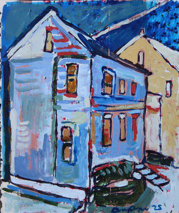 Amy Dryer artwork 'Town Plat X' at Gallery78 Fredericton, New Brunswick