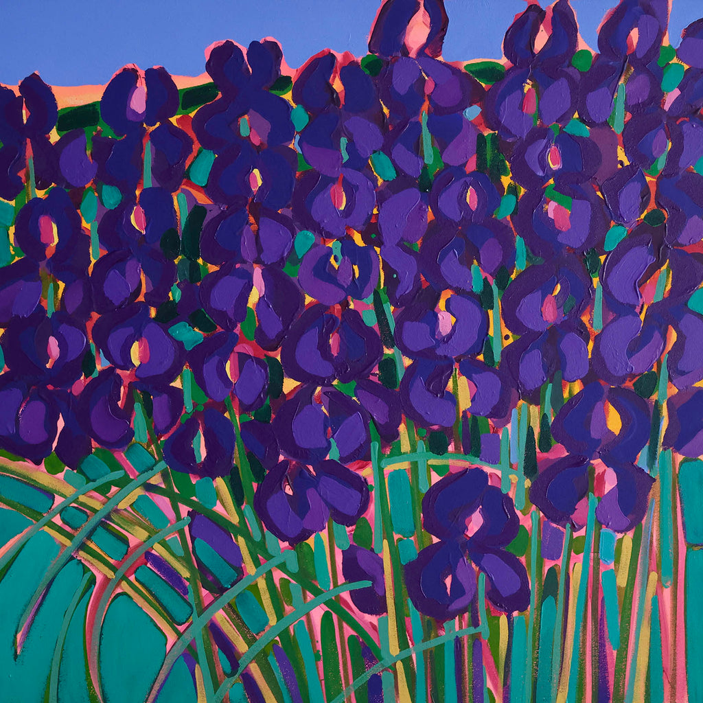 Alexandrya Eaton artwork 'Deep Dark Iris' at Gallery78 Fredericton, New Brunswick