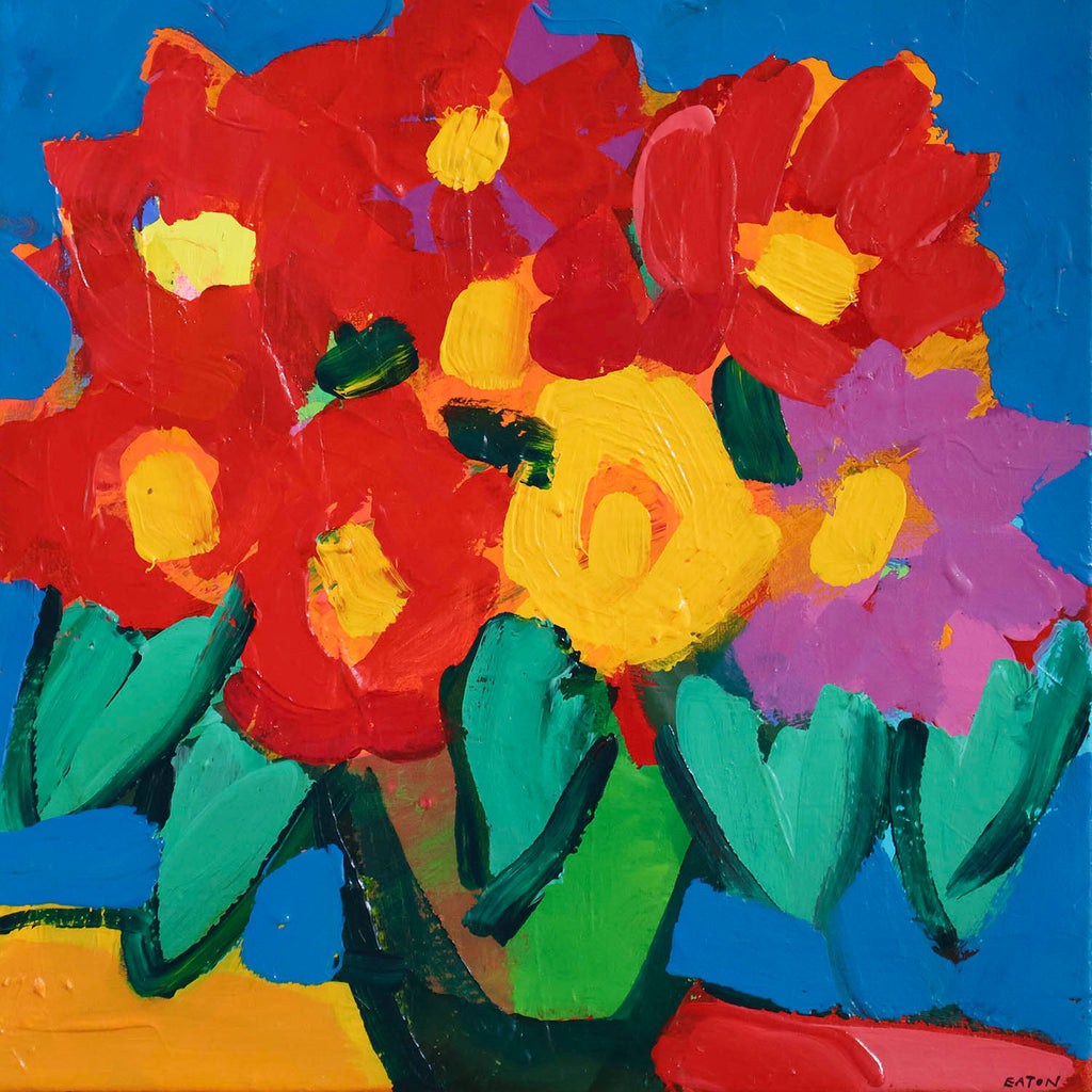 Alexandrya Eaton artwork 'Mixed Blooms' at Gallery78 Fredericton, New Brunswick