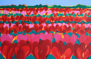 Alexandrya Eaton artwork 'Trueman's Tulips' at Gallery78 Fredericton, New Brunswick