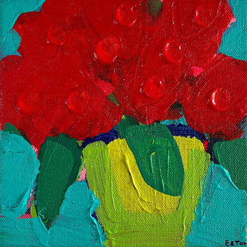 Alexandrya Eaton artwork 'Mini Flowers I' at Gallery78 Fredericton, New Brunswick