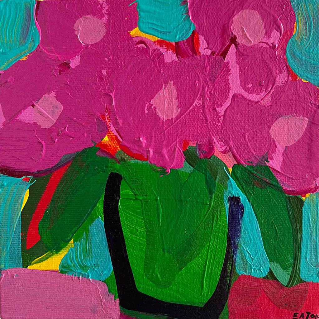 Alexandrya Eaton artwork 'Mini Flowers V' at Gallery78 Fredericton, New Brunswick