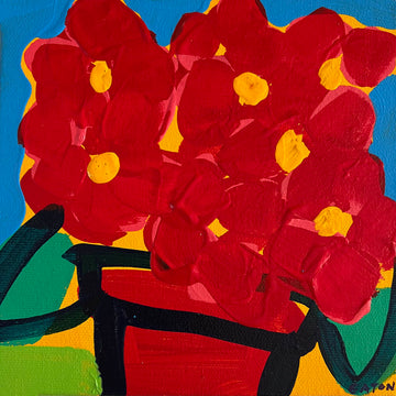 Alexandrya Eaton artwork 'Mini Flowers VI' at Gallery78 Fredericton, New Brunswick