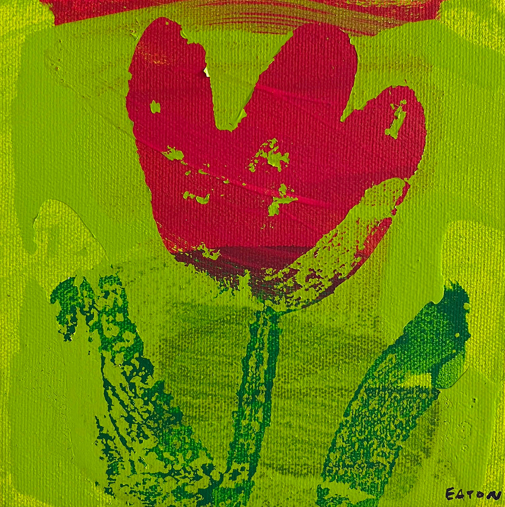 Alexandrya Eaton artwork 'Mini Flowers VII' at Gallery78 Fredericton, New Brunswick