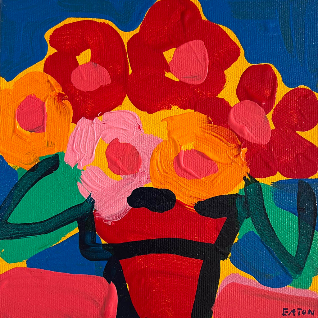 Alexandrya Eaton artwork 'Mini Flowers VIII' at Gallery78 Fredericton, New Brunswick