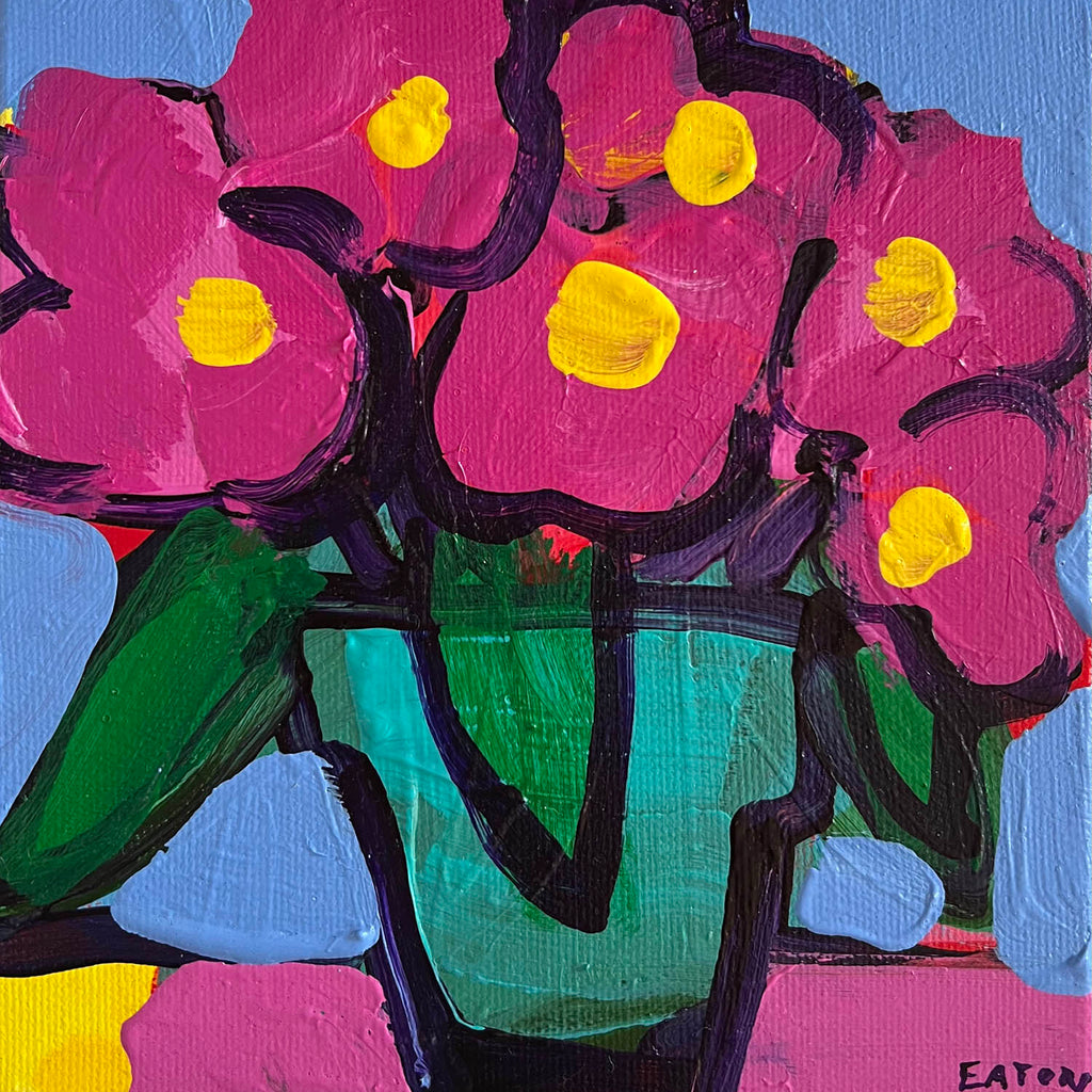 Alexandrya Eaton artwork 'Mini Flowers IX' at Gallery78 Fredericton, New Brunswick