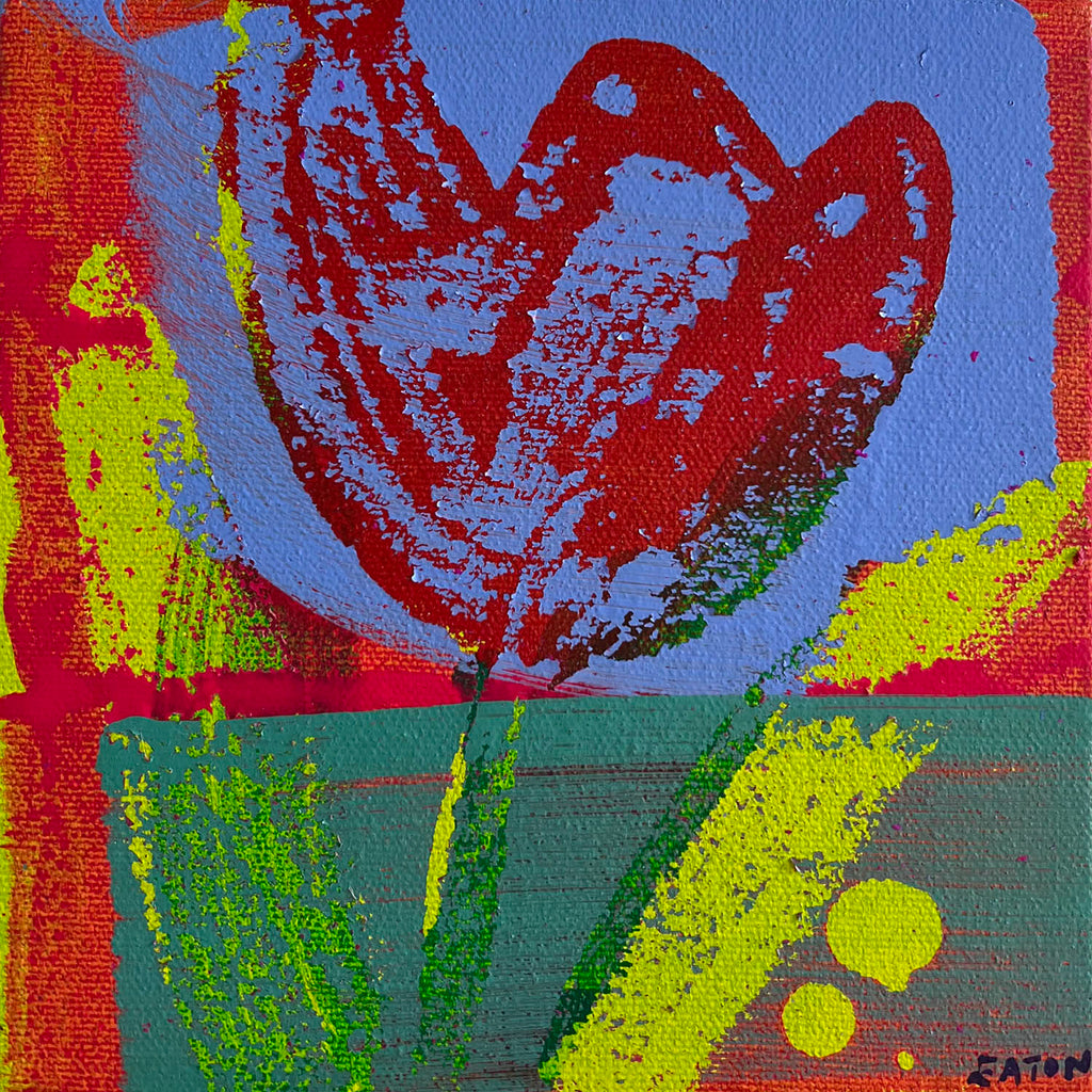 Alexandrya Eaton artwork 'Mini Flowers XII' at Gallery78 Fredericton, New Brunswick