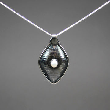 David Gomez artwork 'White Pearl Necklace' at Gallery78 Fredericton, New Brunswick