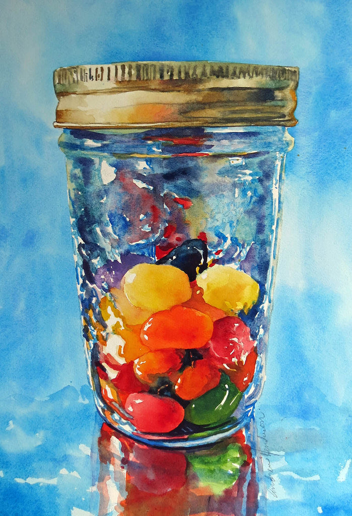 Andrew Henderson artwork 'Jelly Bean Sky' at Gallery78 Fredericton, New Brunswick