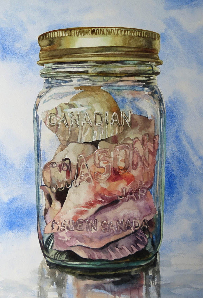 Andrew Henderson artwork 'Atlantic Preserves' at Gallery78 Fredericton, New Brunswick