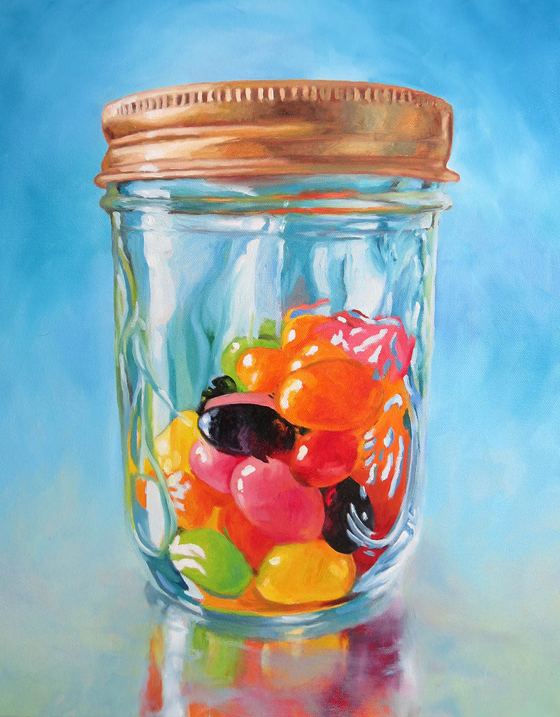 Andrew Henderson artwork 'Jelly B Jar' at Gallery78 Fredericton, New Brunswick