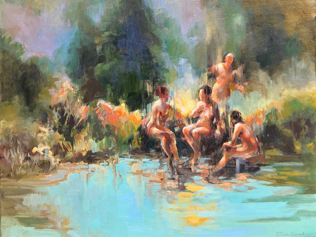 Céline Genest artwork 'Songe d'une nuit d'été, A Midsummer Night's Dream' at Gallery78 Fredericton, New Brunswick