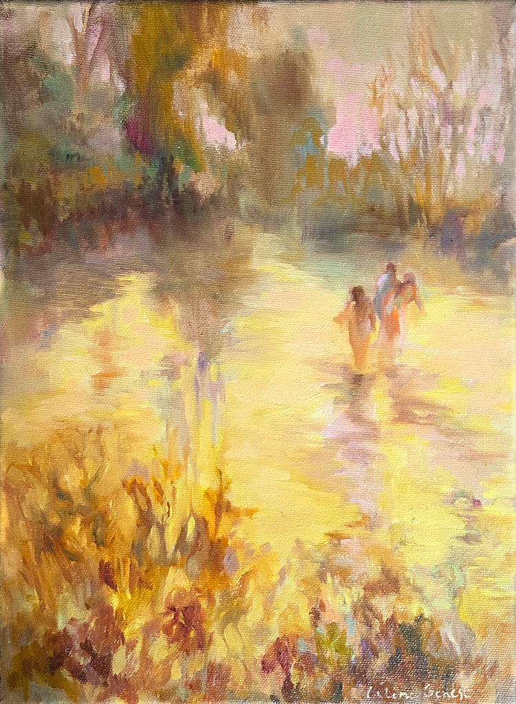 Céline Genest artwork 'Entre chien et loup, At Dusk' at Gallery78 Fredericton, New Brunswick