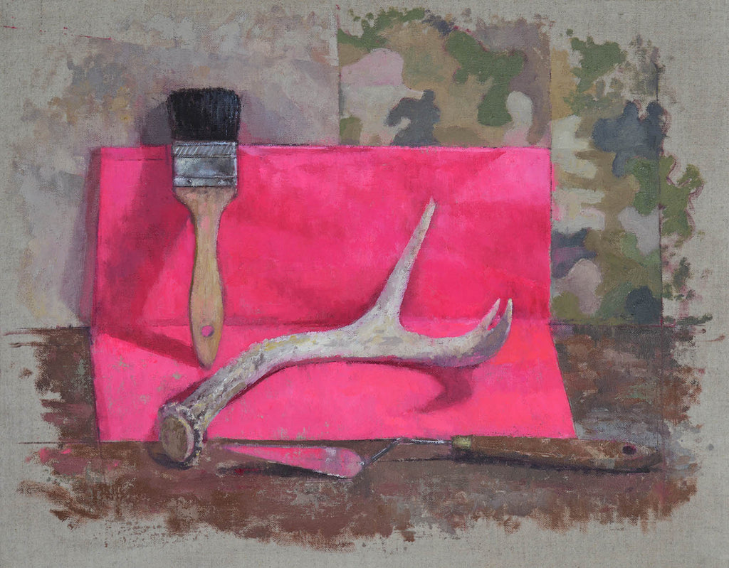 Theresa MacKnight artwork 'Shed' at Gallery78 Fredericton, New Brunswick