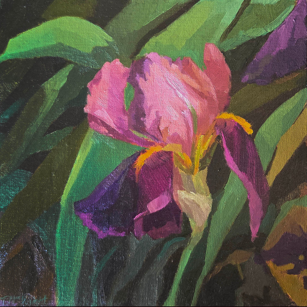 Theresa MacKnight artwork 'Iris' at Gallery78 Fredericton, New Brunswick