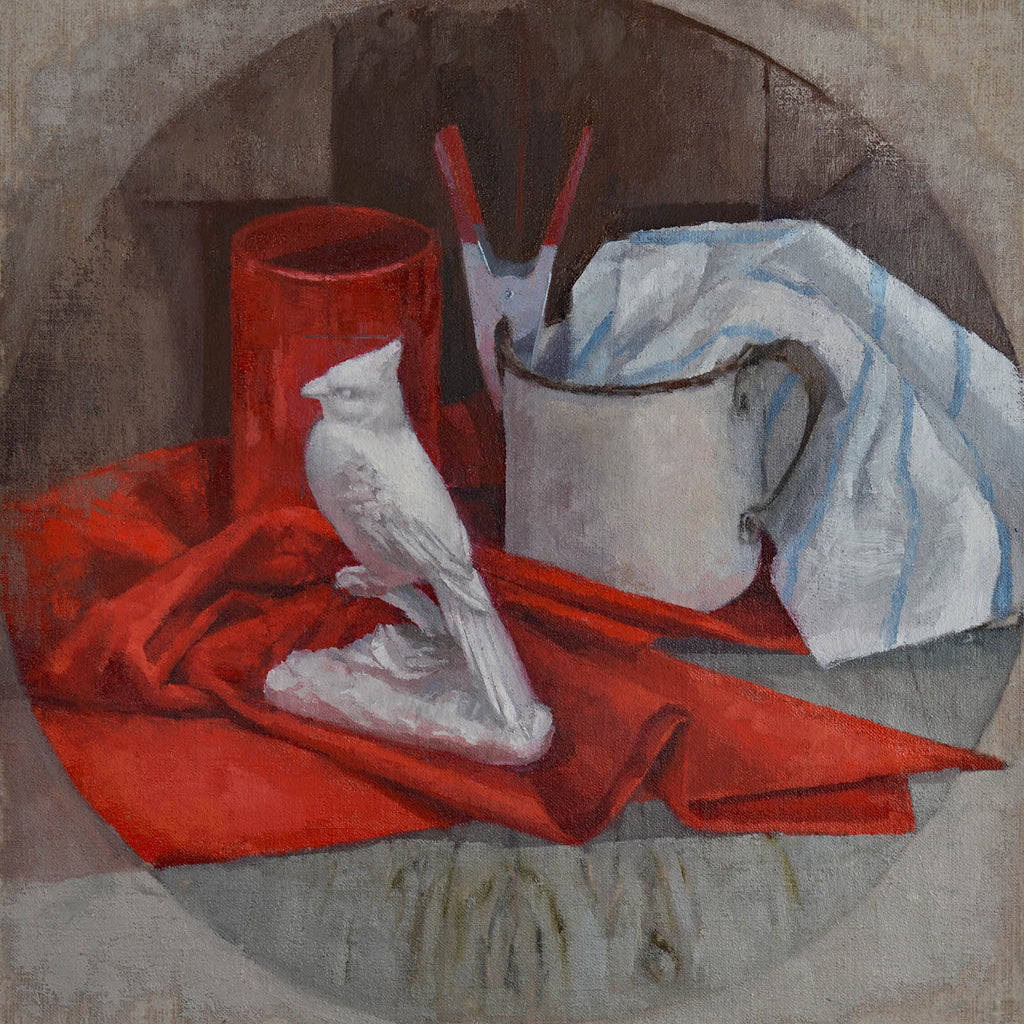 Theresa MacKnight artwork 'Vanitas: Birds Cross Borders for Free' at Gallery78 Fredericton, New Brunswick