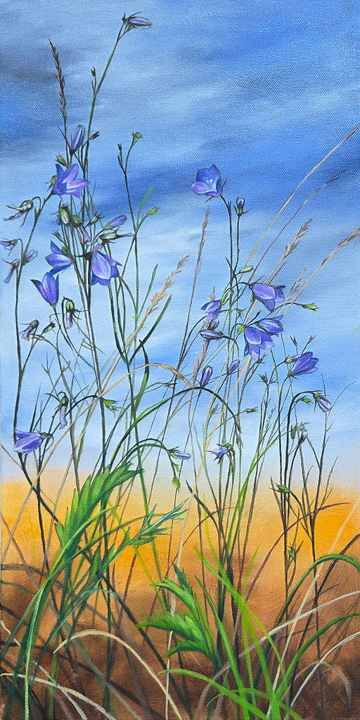 Amber Young artwork 'Bluebells 4' at Gallery78 Fredericton, New Brunswick