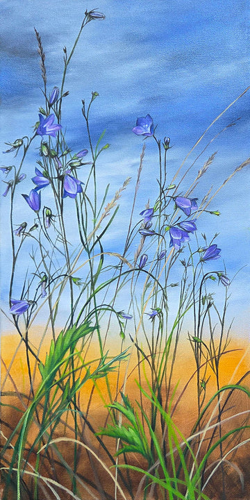 Amber Young artwork 'Bluebells 4' at Gallery78 Fredericton, New Brunswick