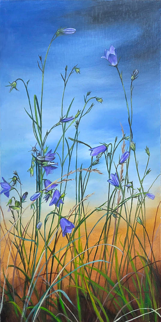 Amber Young artwork 'Bluebells 5' at Gallery78 Fredericton, New Brunswick