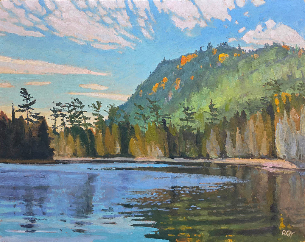 Réjean Roy artwork 'Ripples' at Gallery78 Fredericton, New Brunswick