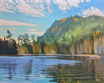 Réjean Roy artwork 'Ripples' at Gallery78 Fredericton, New Brunswick