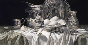 Susan Paterson artwork 'Breakfast Table' at Gallery78 Fredericton, New Brunswick