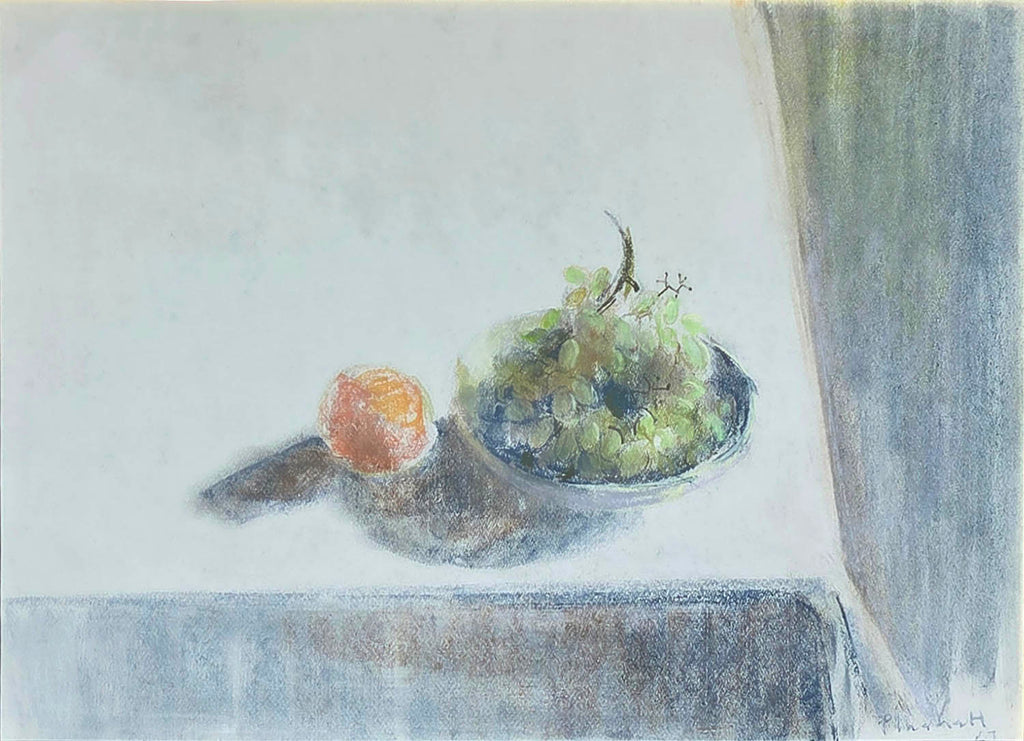 Joseph Plaskett artwork 'Still Life with Grapes' at Gallery78 Fredericton, New Brunswick