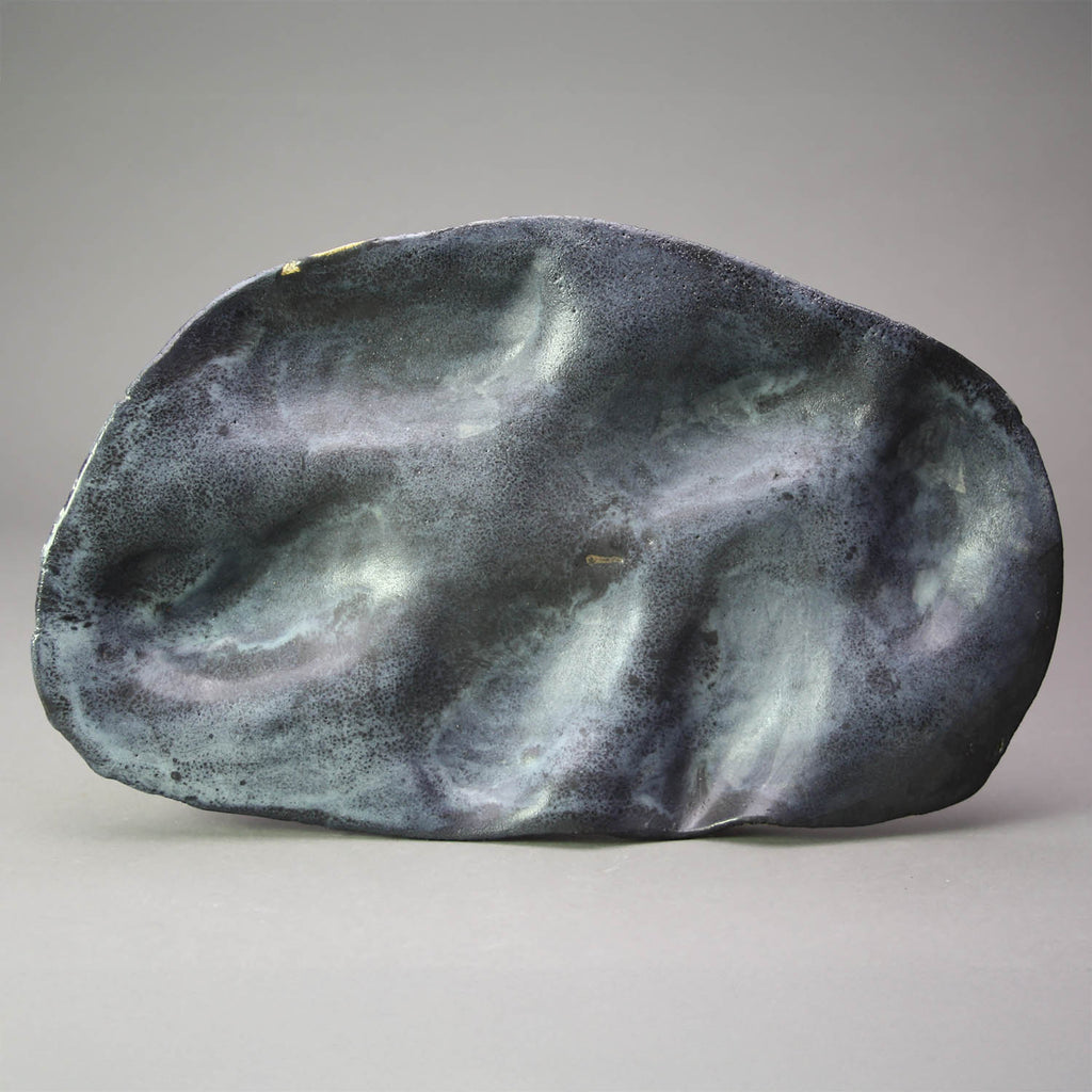 Heather Waugh Pitts artwork 'Oyster Plate for Six, Black' at Gallery78 Fredericton, New Brunswick