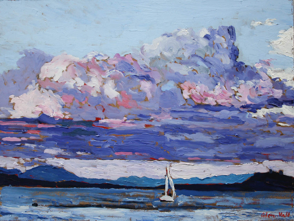 Glenn Hall artwork 'Saint Lawrence from Old Quebec' at Gallery78 Fredericton, New Brunswick