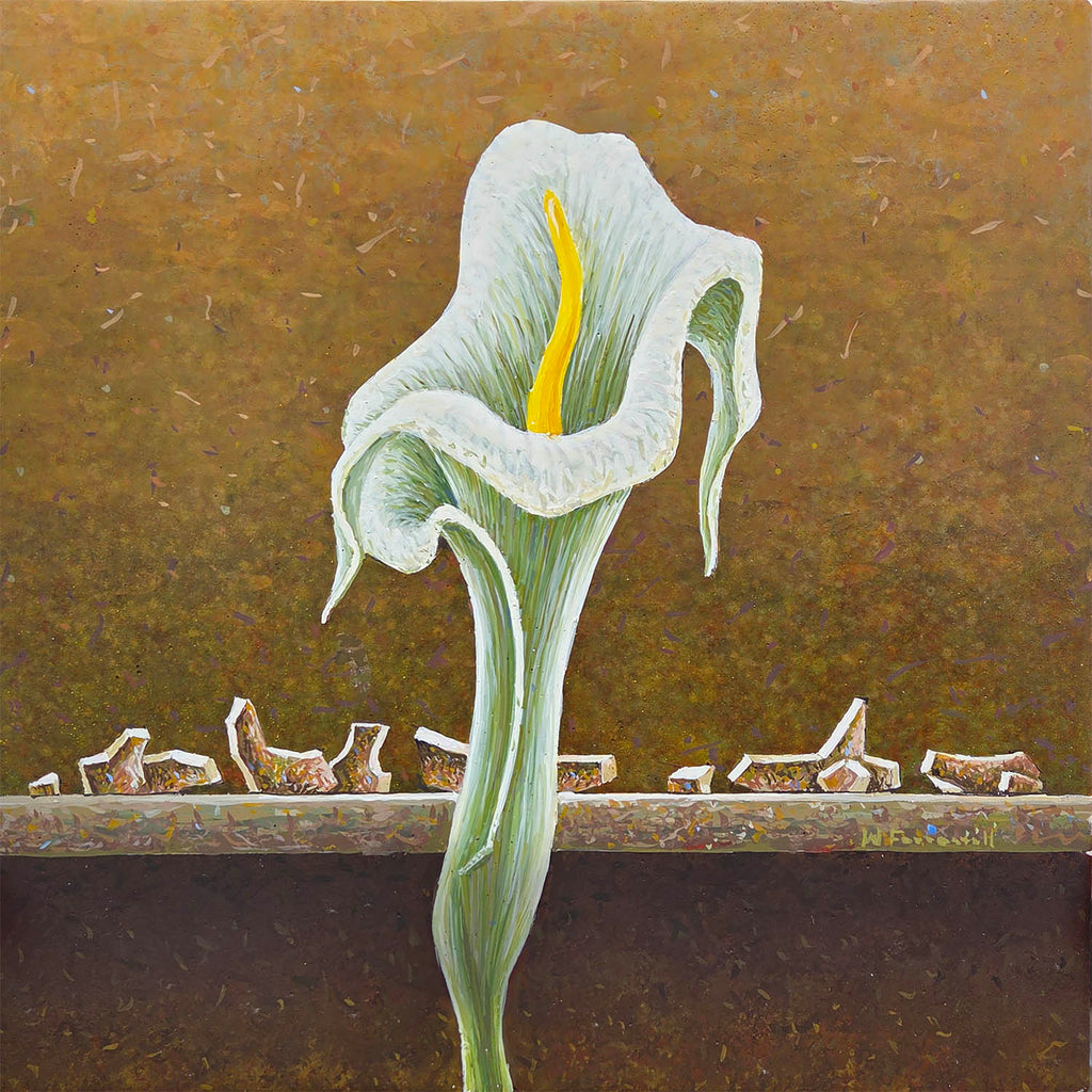 William Forrestall artwork 'Lily and Shards I' at Gallery78 Fredericton, New Brunswick