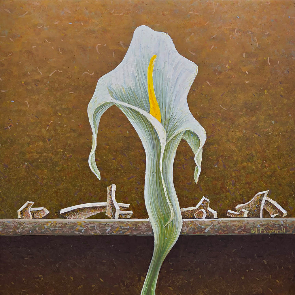 William Forrestall artwork 'Lily and Shards II' at Gallery78 Fredericton, New Brunswick