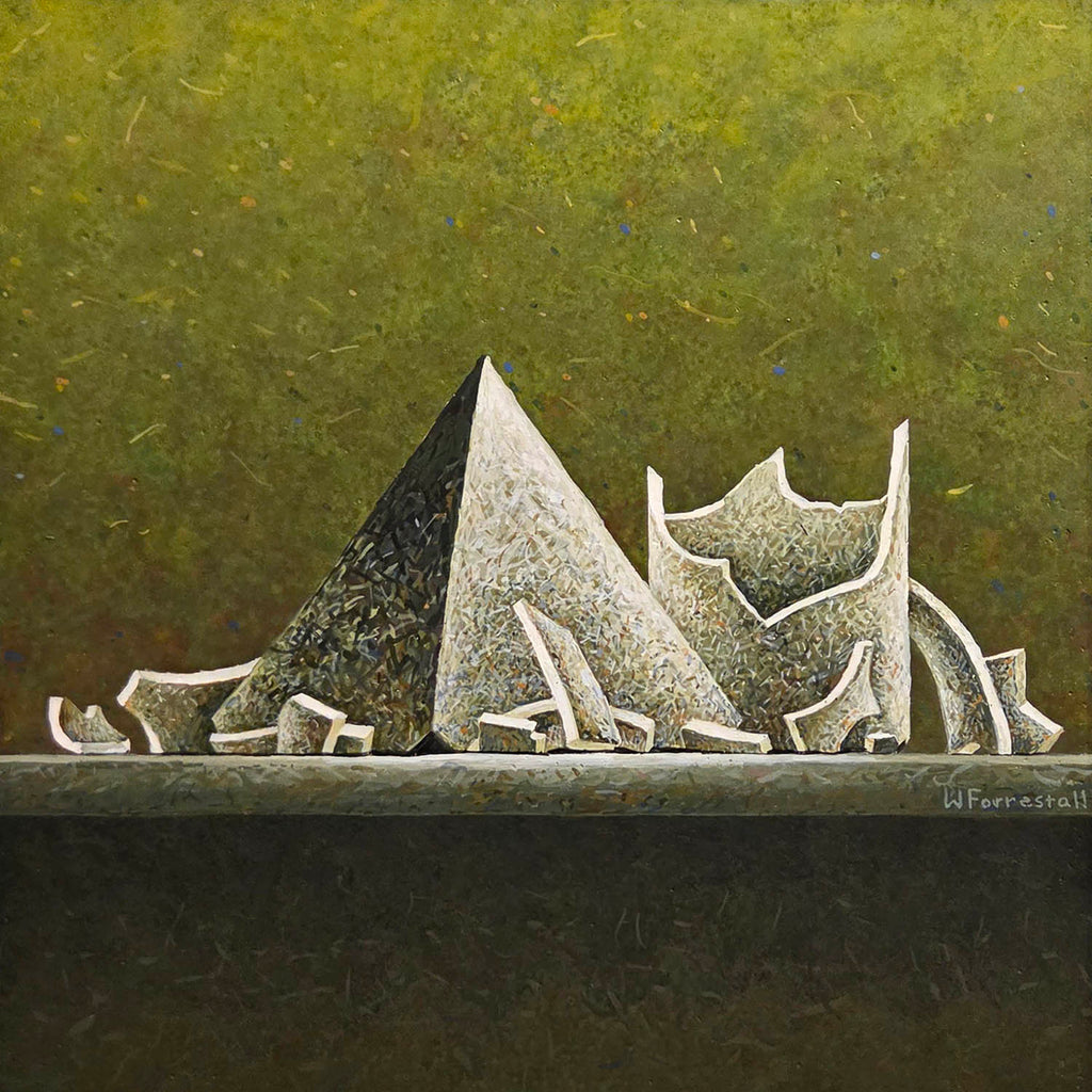 William Forrestall artwork 'Pyramid & Shards' at Gallery78 Fredericton, New Brunswick