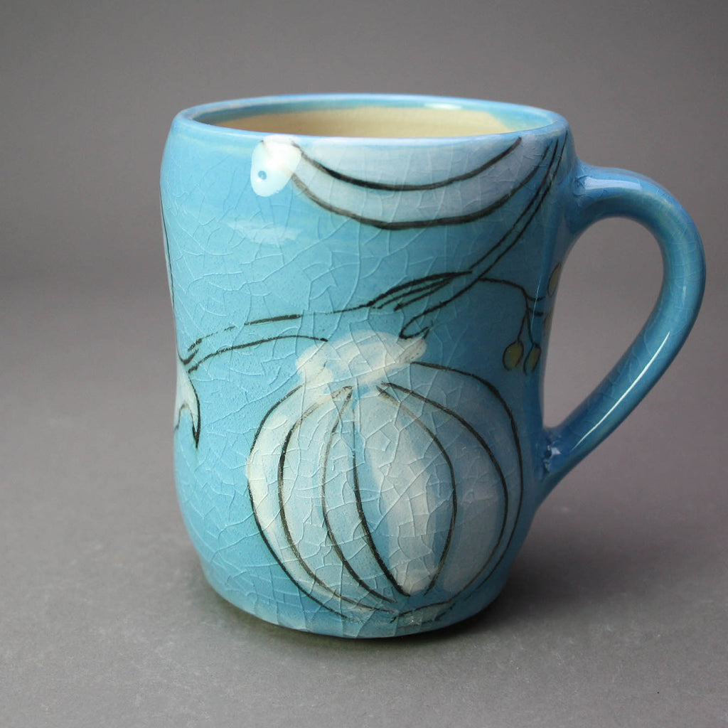 Karen Burk artwork 'Mug - Blue with Lantern' at Gallery78 Fredericton, New Brunswick